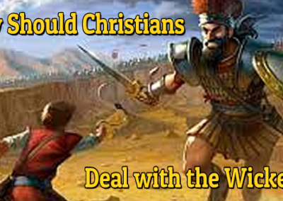 How should Christians Deal with the Wicked?