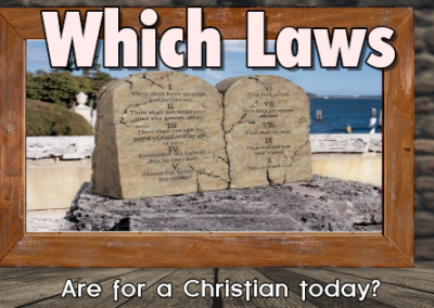 Which Laws Should Christians Obey Today?